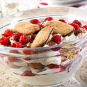 Raspberry Tiramisu Trifle